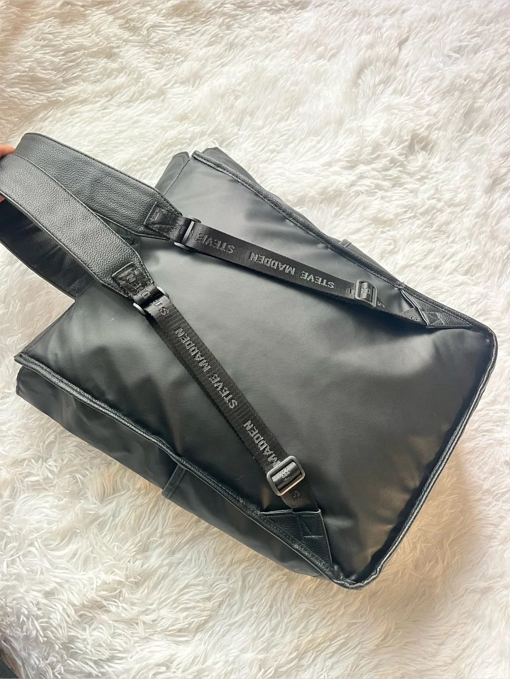 Back to School Steve Madden Black Backpack